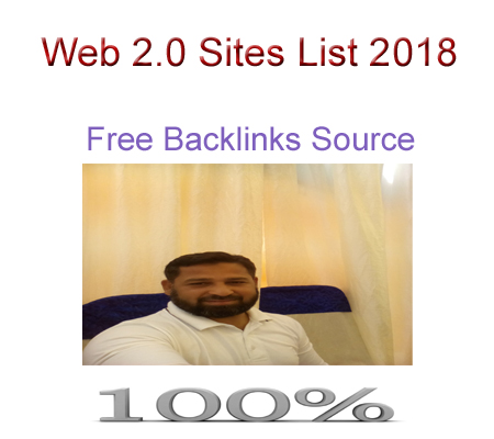 Web 2.0 Sites List 2018