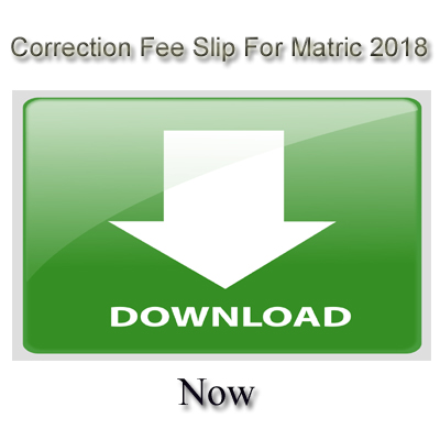 Correction Fee Slip For Matric 2018
