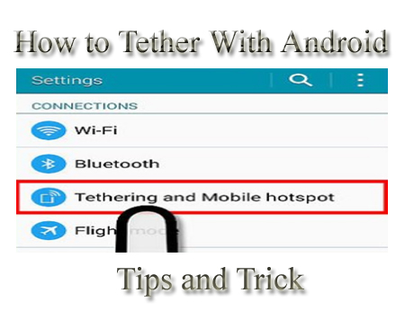 How We Can Tether With Android Technology