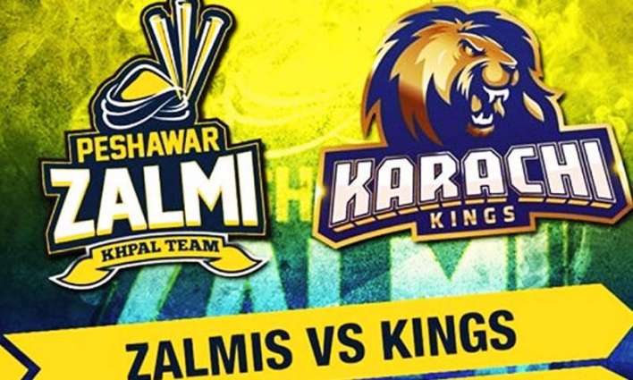 Peshawar Zalmi v Karachi Kings 7th Match Pakistan Super League at Dubai, Feb 25 2018