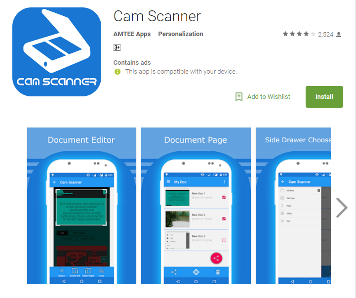 Camscanner Free Download Or Install On Android