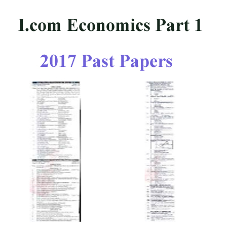 I.com Economics Part 1 Past Papers 2017