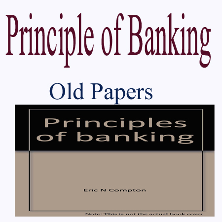 Principle of Banking i com Part 2 Past Papers for English Medium