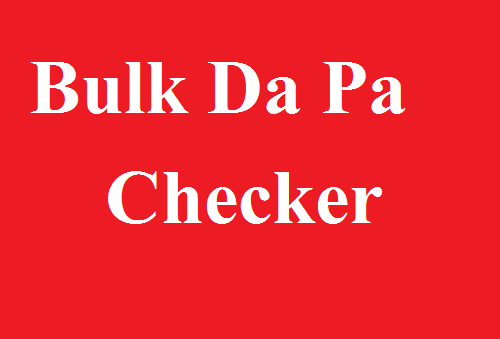 Bulk DA Checker