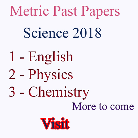 Matric 10th Class Science Past Papers Faisalabad Board