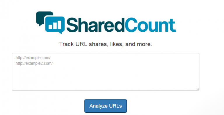 Shared count Helps You to Monitor Your Social Media Accounts