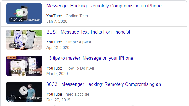 iMessage hack