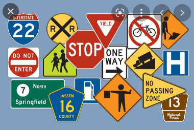 What are the road signs and meanings 2021?