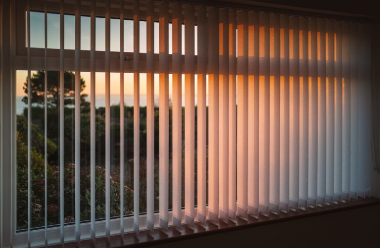 Modern Vertical Blinds That Offer Exceptional Light Control & Privacy.
