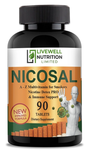 How does Nicosal immune support for smokers help reduce smoking affects