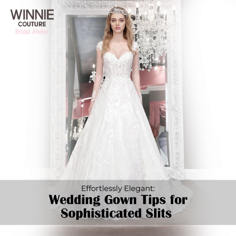 Effortlessly Elegant: Wedding Gown Tips for Sophisticated Slits