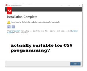Why the noconsole.exe is actually suitable for CS6 programming