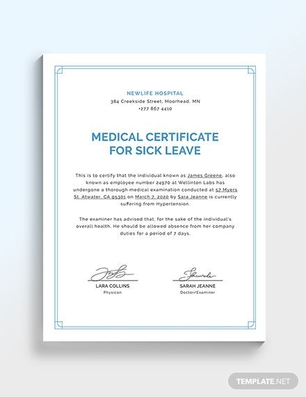 Navigating the Process of Getting a Medical Sickness Certificate