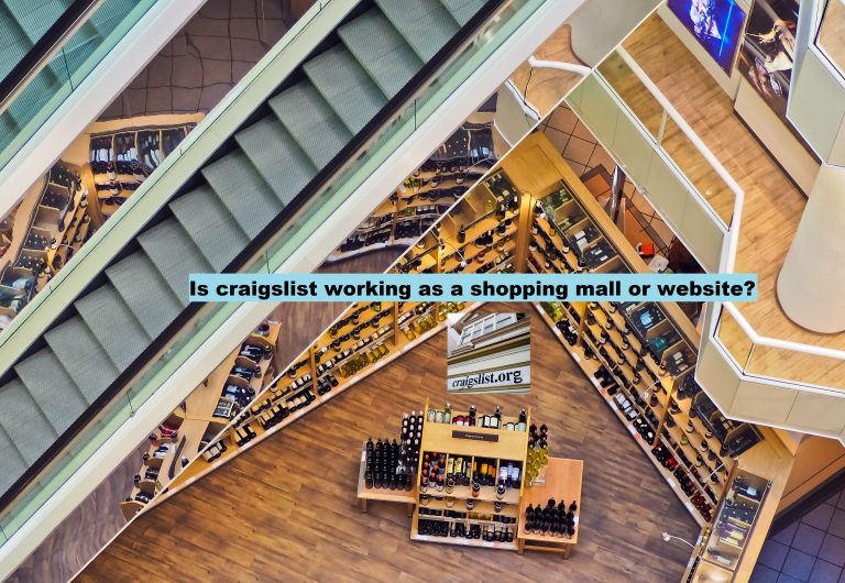 Is craigslist working as a shopping mall or website?