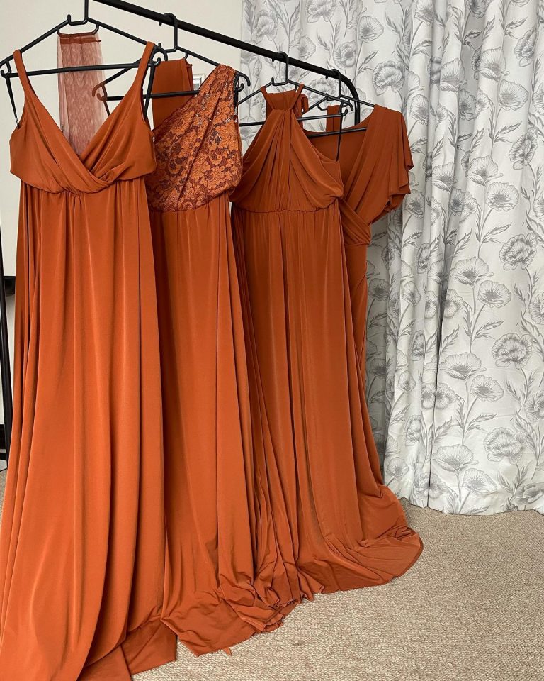 Elevate Your Bridal Party with Burnt Orange Bridesmaid Dresses: Bold and Beautiful