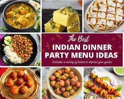 Lunch Parties Menu Idea for Indian Guests