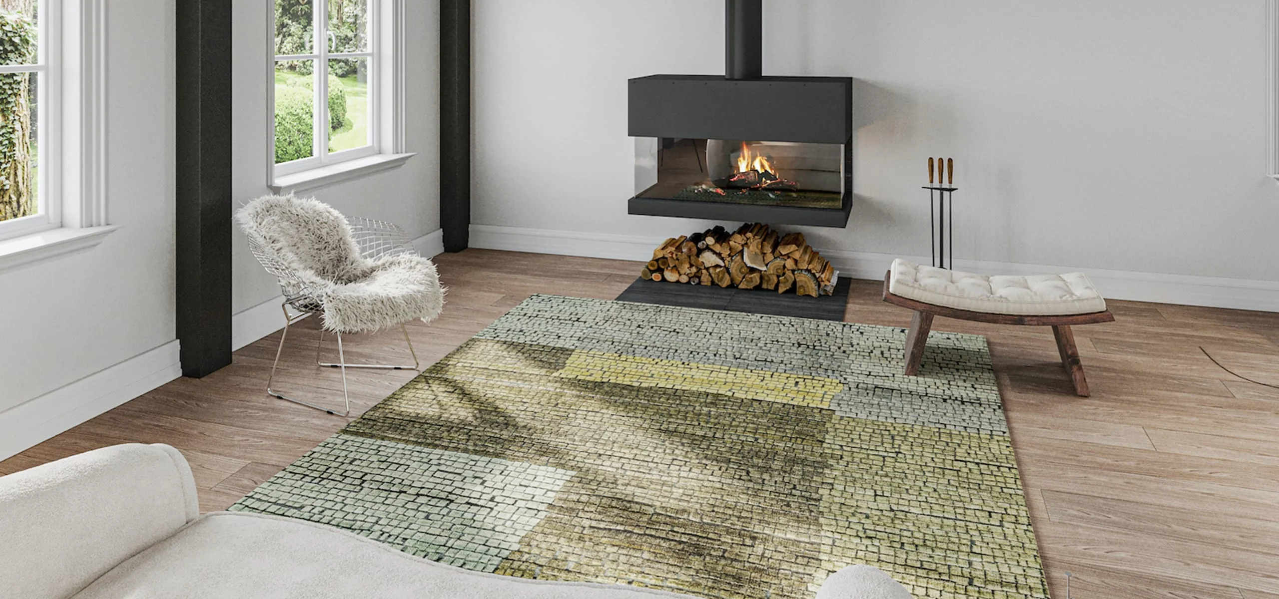 Transform Your Space: Innovative Ways to Combine Area Rugs with Hardwood Flooring