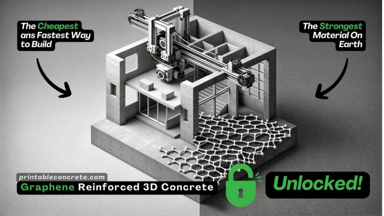 Innovative Leap in Construction: Printable Concrete Unveils Graphene-Enhanced 3D Concrete Printing