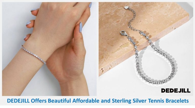DEDEJILL Offers Beautiful Affordable and Sterling Silver Tennis Bracelets