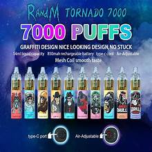 Unleash the Power of Vapor with the R and M Tornado 7000 at Our Smoke and Vape Shop