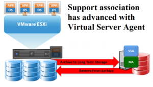 Support association has advanced with Virtual Server Agent