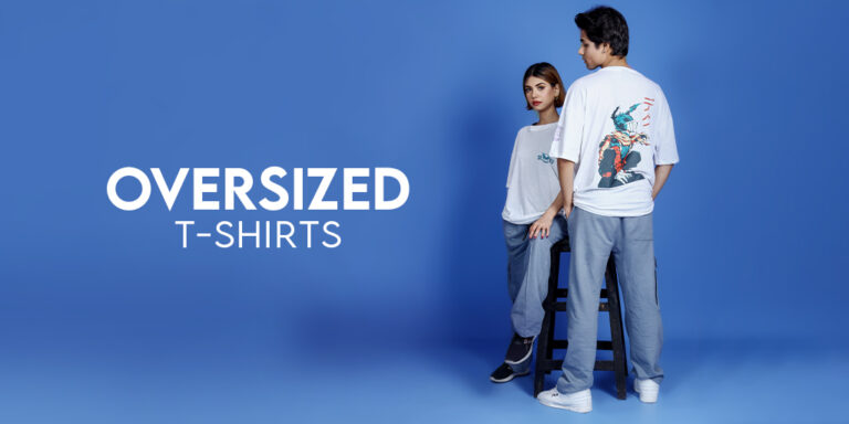 Oversized t-shirts as unisex fashion trend