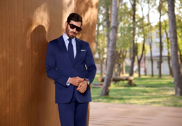 How To Style a Mid-Blue Suit with Confidence