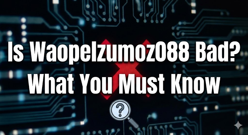 Technical analysis flowchart diagram of the Waopelzumoz088 potential malware behavior. Category: Cybersecurity, Malware Analysis, Tech Threats