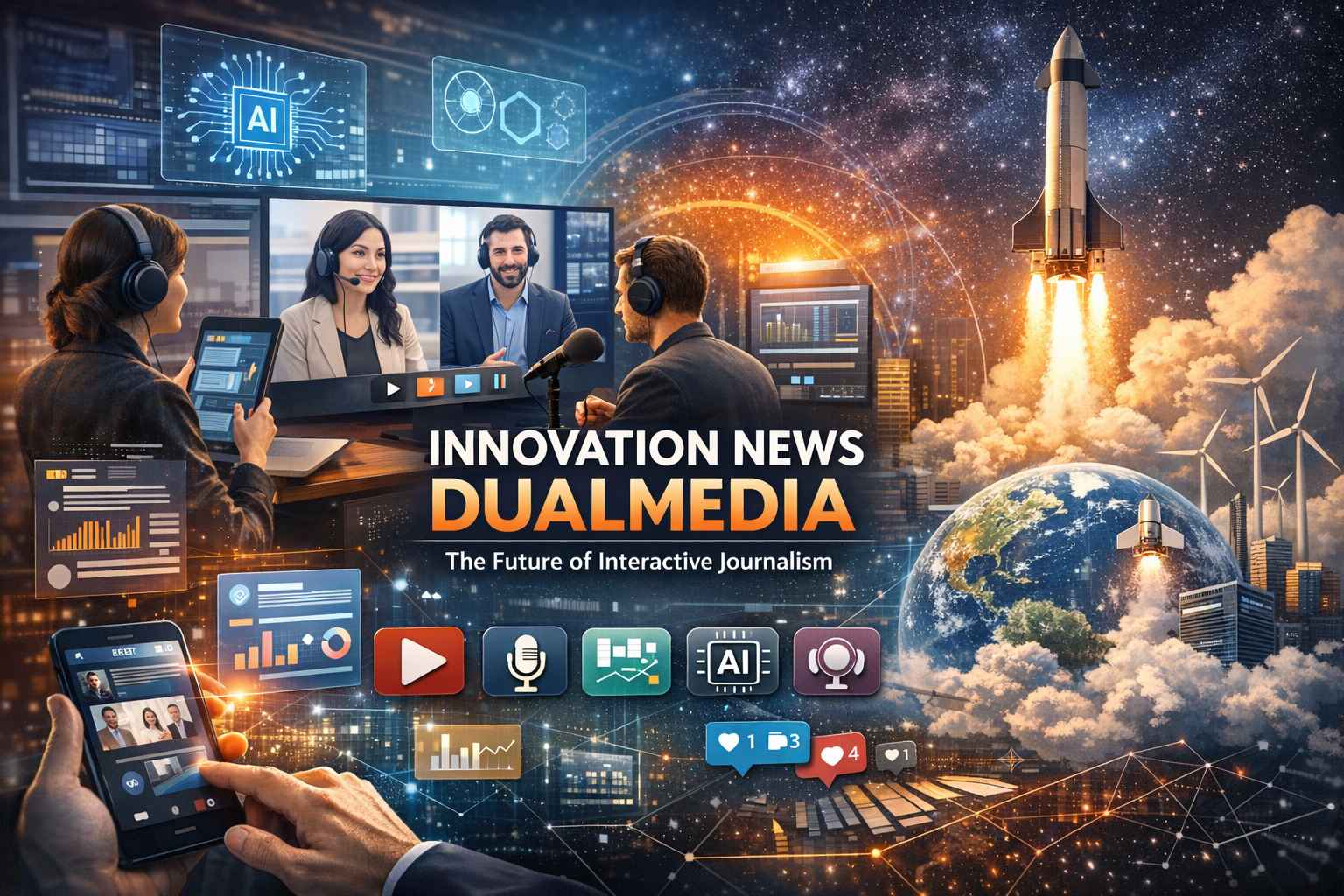 Innovation News DualMedia: The Future of Interactive Journalism