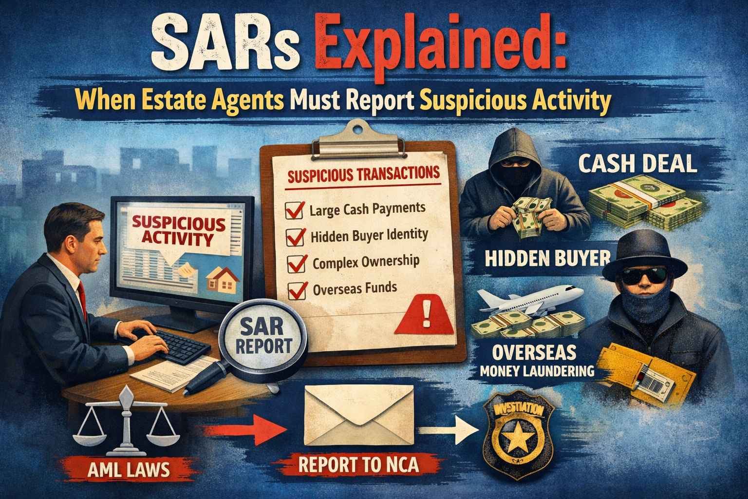 SARs Explained: When Estate Agents Must Report Suspicious Activity