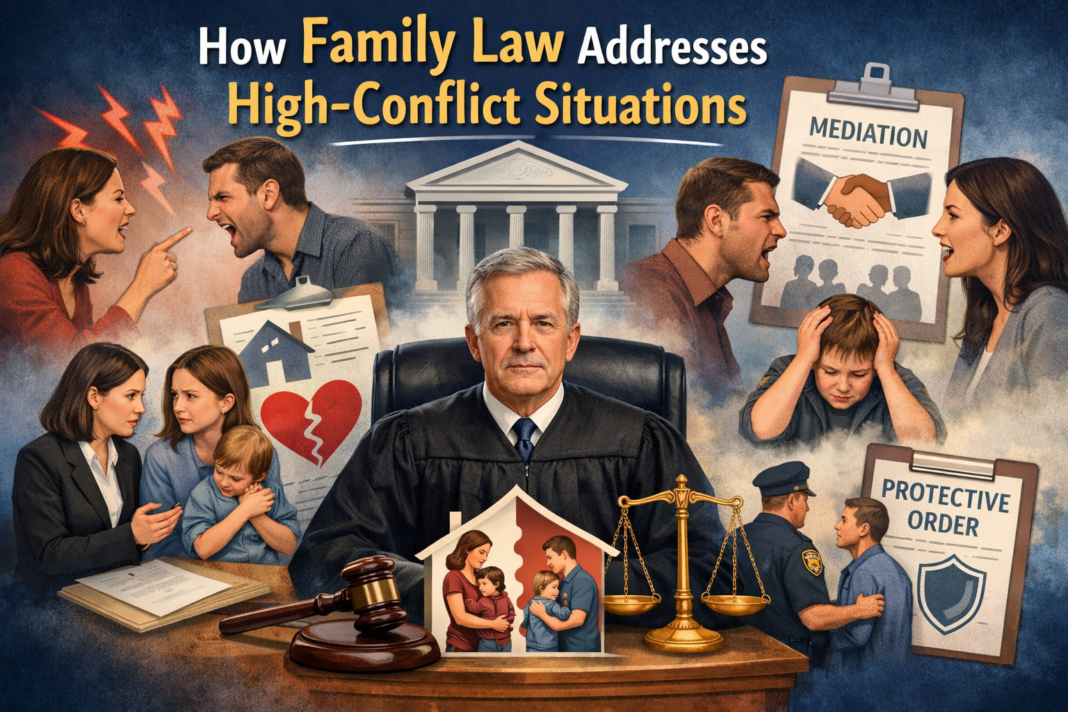 How Family Law Addresses High-Conflict Situations