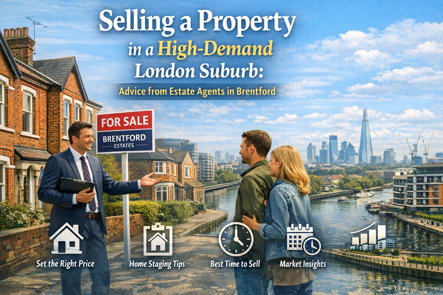Selling a Property in a High-Demand London Suburb: Advice from Estate Agents in Brentford
