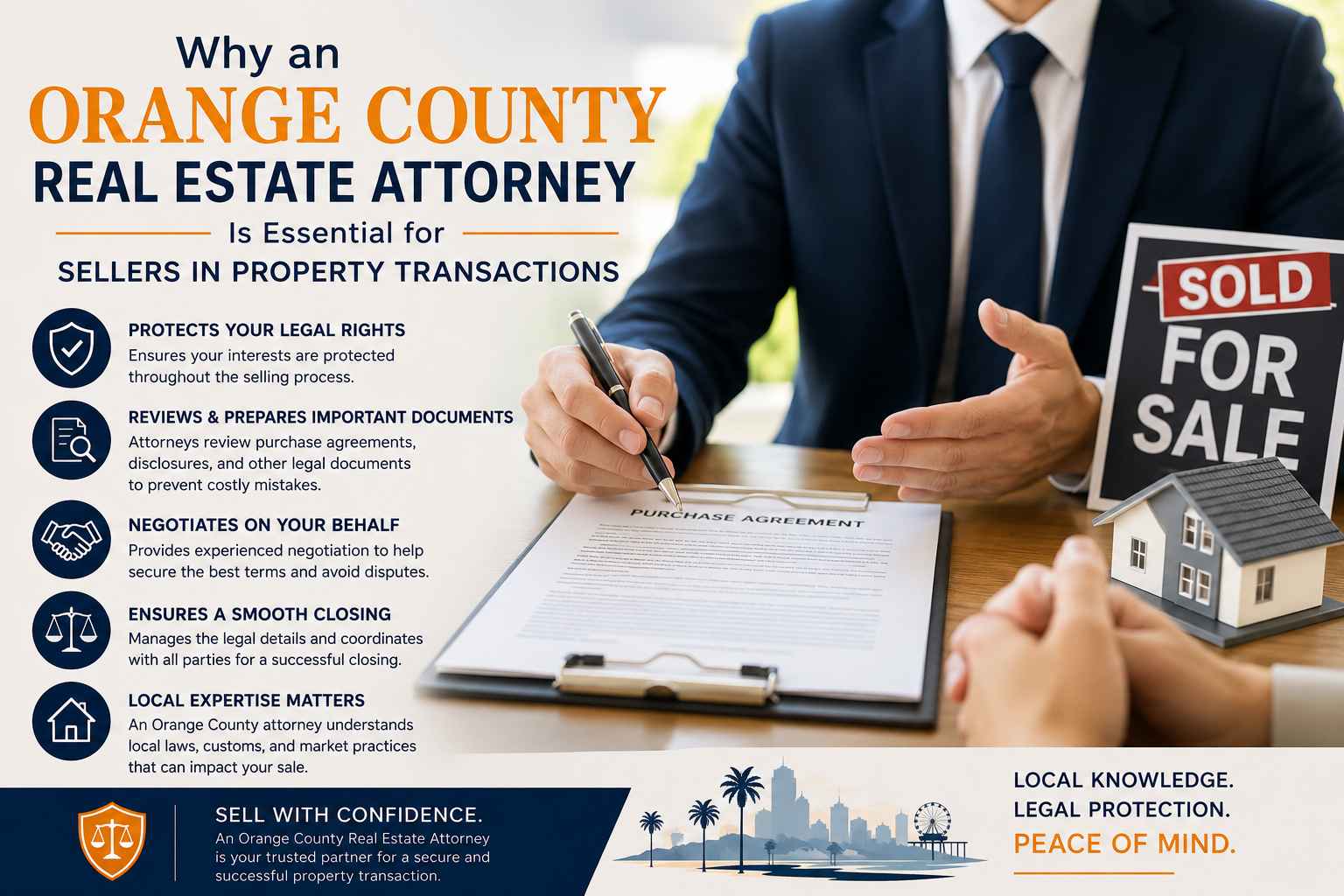 Why an Orange County Real Estate Attorney Is Essential for Sellers in Property Transactions