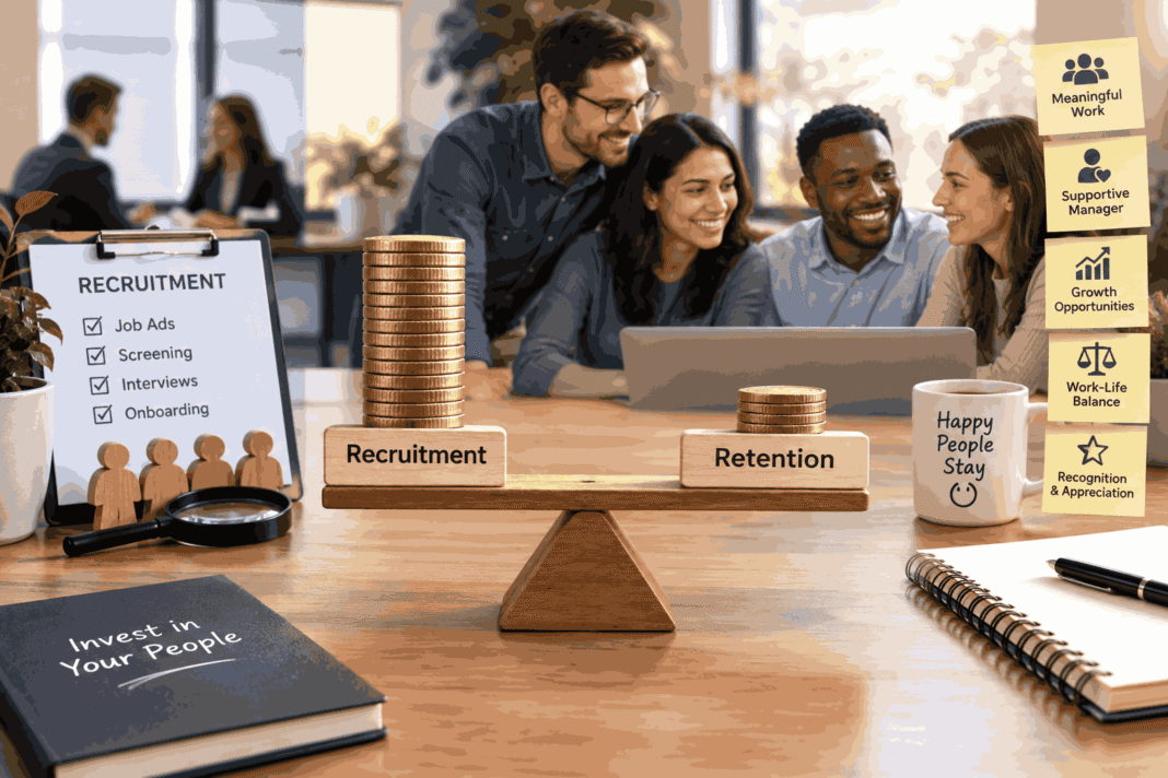 Retention Is Cheaper Than Recruitment: What the Evidence Says Actually Keeps People