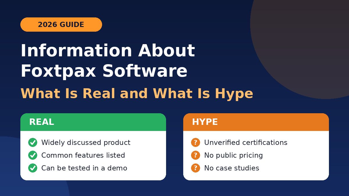 Information About Foxtpax Software: What Is Real and What Is Hype