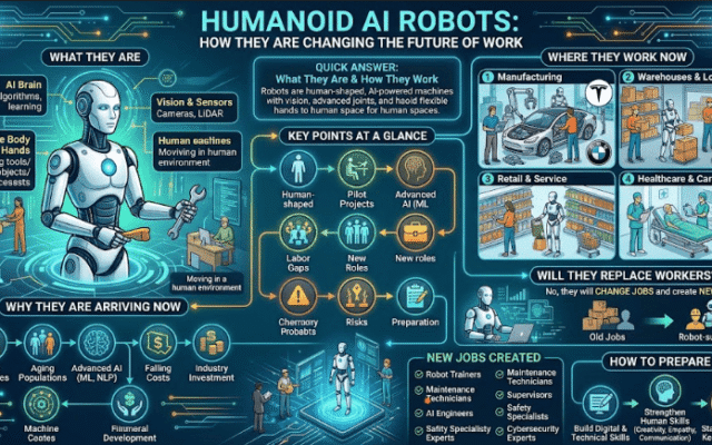 Humanoid AI Robots: How They Are Changing the Future of Work