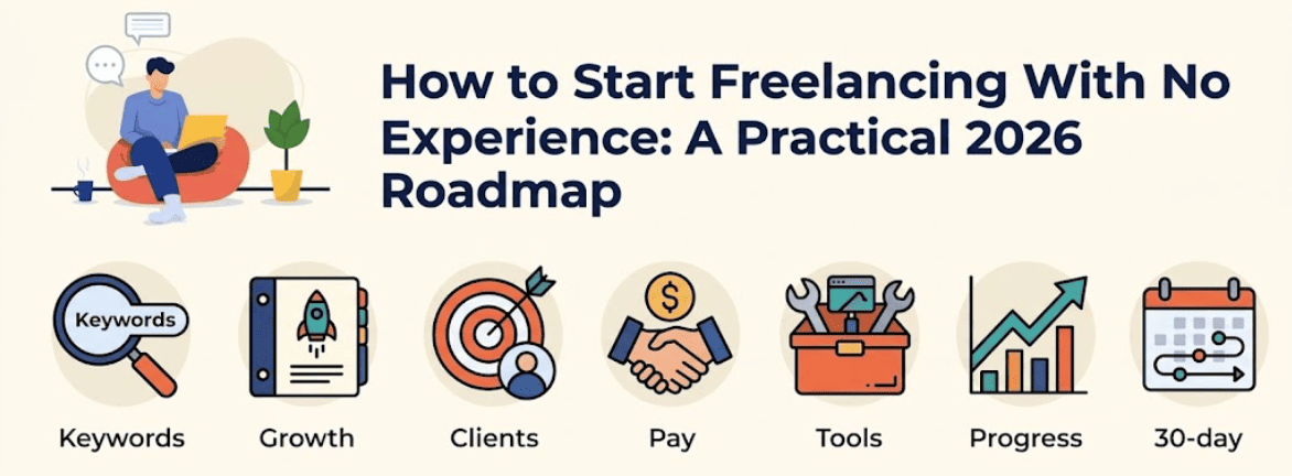 How to Start Freelancing With No Experience: A Practical 2026 Roadmap