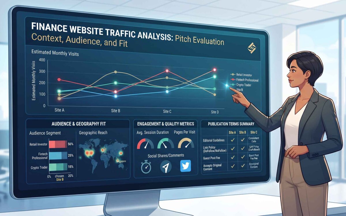 How to Compare Traffic Estimates for Finance Websites Before You Pitch
