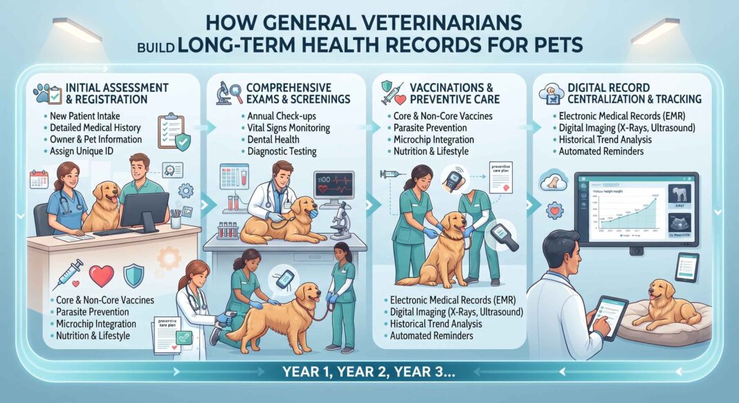 How General Veterinarians Build Long Term Health Records For Pets