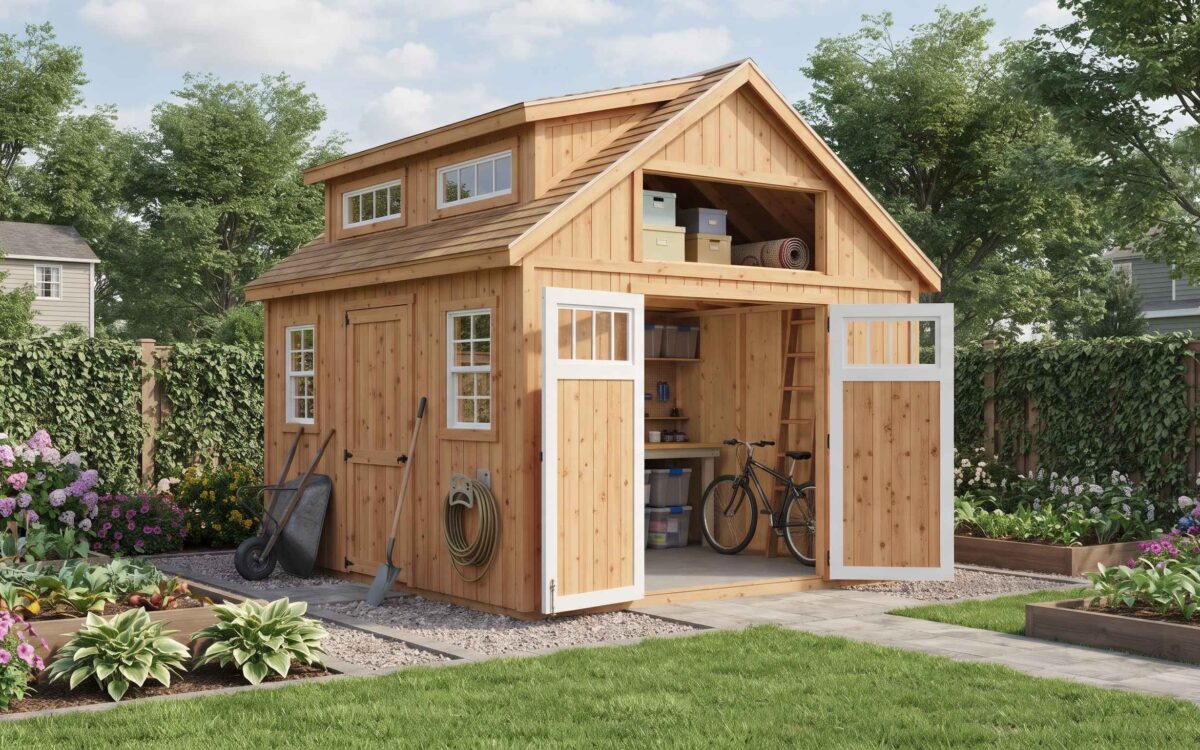 How to Maximize Vertical Space with a Garden Shed with Loft