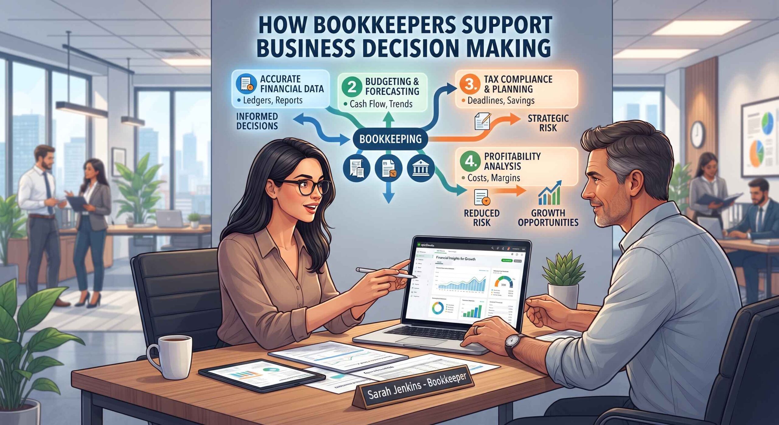 How Bookkeepers Support Business Decision Making