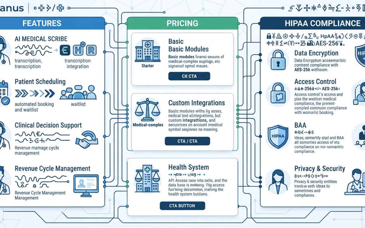 Zanus AI System for Healthcare: Features, Pricing & HIPAA