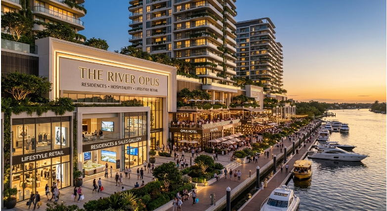 The River Opus Pairs Residential Sales with Hospitality and Lifestyle Retail