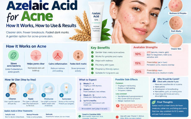 Azelaic Acid for Acne: How It Works, How to Use & Results